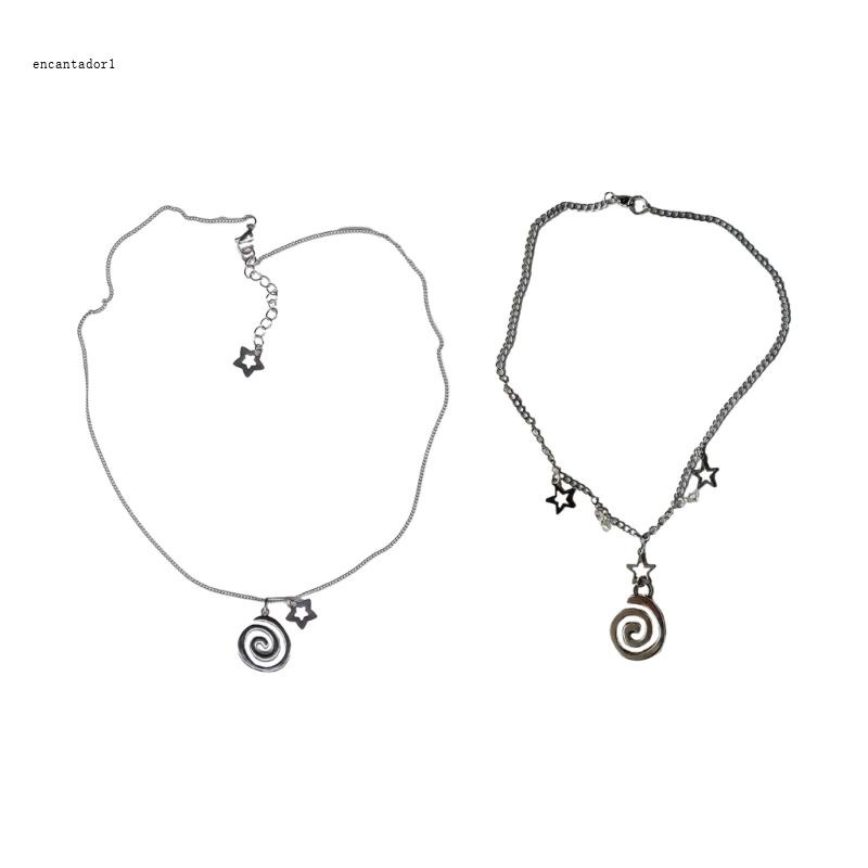 ✿ สร้อยคอโซ่ จี้รูปดาว Vortex เครื่องประดับแฟชั่น