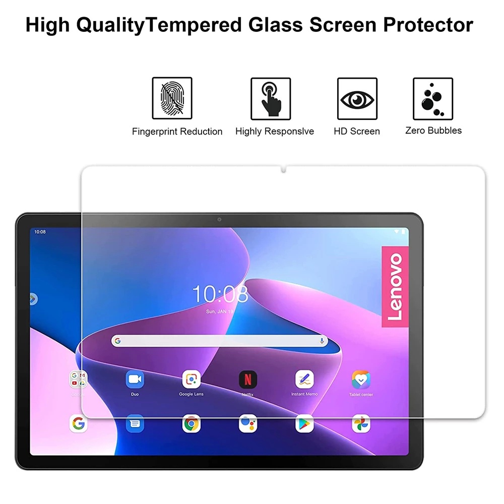 ฟิล์มกระจกนิรภัยกันรอยหน้าจอแท็บเล็ต 9H สําหรับ Lenovo Tab M10 Plus 3rd Gen 10.6 นิ้ว 2022 128FU 128XC 125F