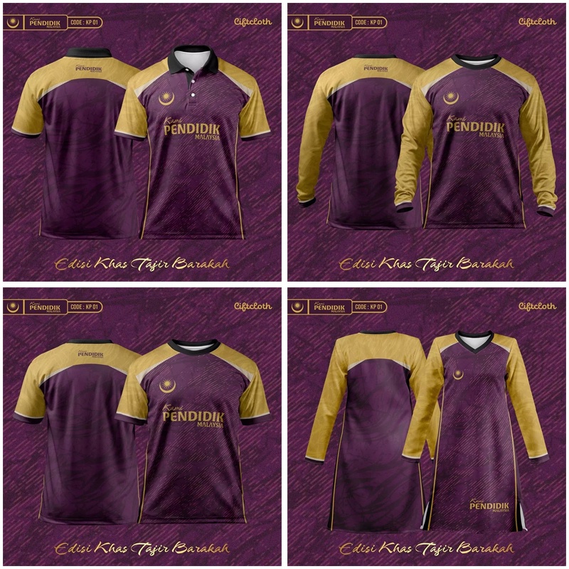 Baju Muslimah Labuh Plus ขนาด 2023 Warga Pendik Muslimah คอปกแขนสั้นแขนยาว Untuk Guru Pendik Jersey 