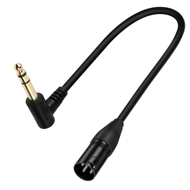สายเคเบิ้ล XLR 3 Pin to 6 35 มม. 1 4 TS TRS Male Cable Stereo 6 35 มม. to XLR Plug Stereo Mic Connector สําหรับไมโครโฟน
