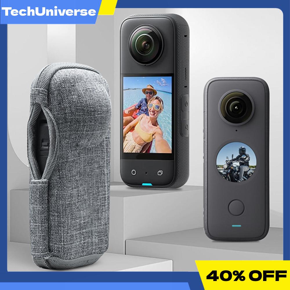 กระเป๋าเคสพาโนรามา แบบพกพา สําหรับกล้องแอคชั่น Insta360 X2 X3