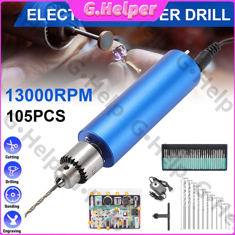 【จัดส่งทันที】13000RPM ไฟฟ้าสว่านปากกา Mini USB สว่านมือ12V-24V DIY 385มอเตอร์บอลแบริ่ง JT0เจาะ Chuck ขนาดเล็กสว่านไฟฟ้า