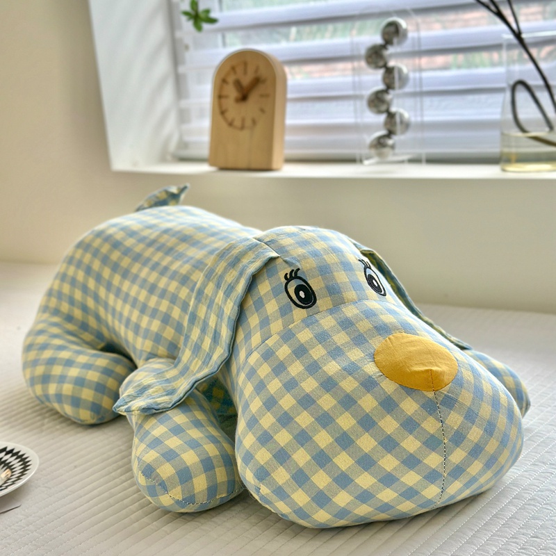 ขายดี หมอนผ้าฝ้าย 100%/หมอน chowa/ลายการ์ตูนสุนัขนอน Muji น่ารัก ยืดหยุ่นสูง ระบายอากาศ เป็นมิตรกับผิว หลายสี pillow