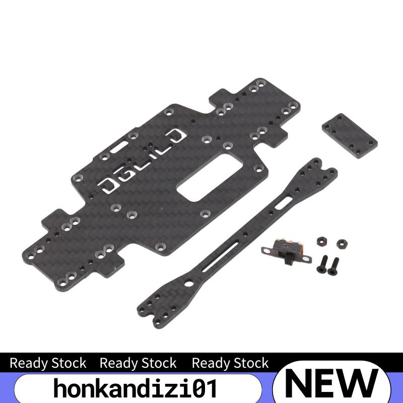 สําหรับ Wltoys K969 K979 K989 K999 P929 P939 1:28 RC รถอะไหล่อัพเกรดคาร์บอนไฟเบอร์แชสซีรถด้านล่าง Lo