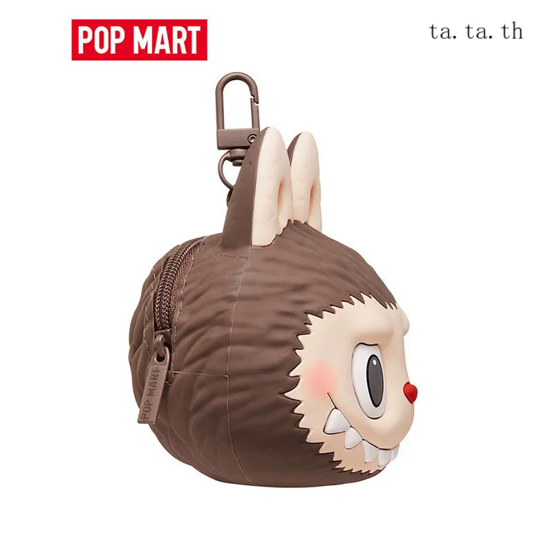 Labubu originals-brown ซิลิโคนหูฟังกระเป๋าของเล่นตุ๊กตาอะนิเมะน่ารักรูปเครื่องประดับของขวัญคอลเลกชัน