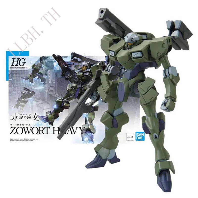 Bandai Figure Gundam Model Kit Anime Figures HG Witch from Mercury Zowort Heavy Mobile Suit Gunpla A