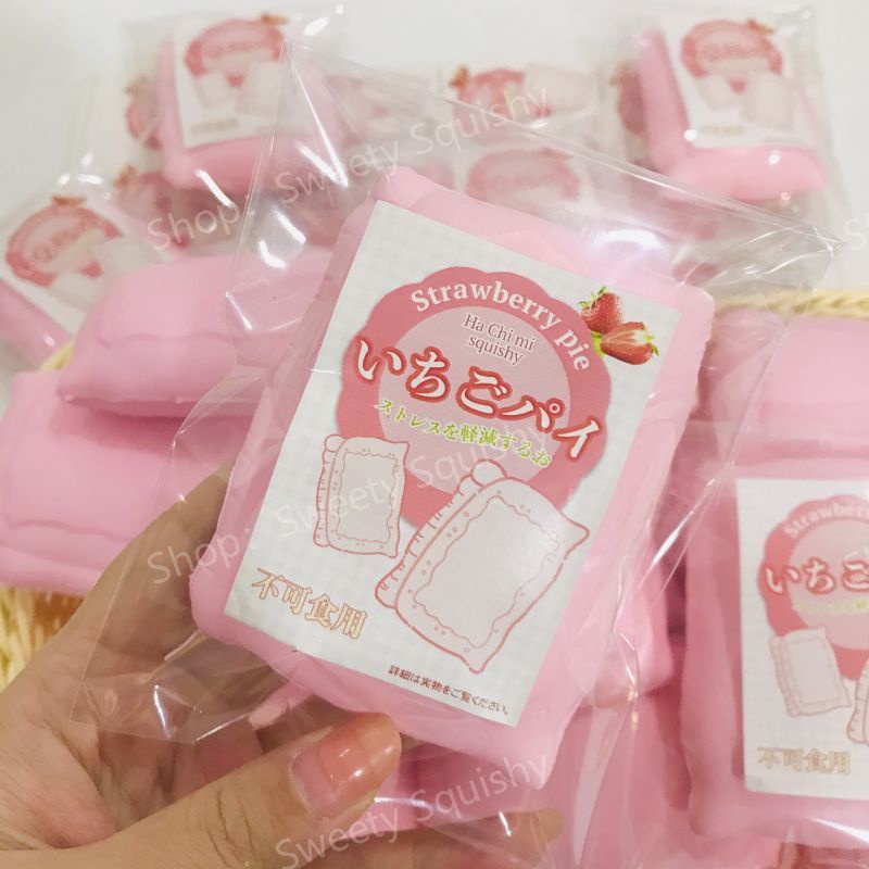 Hachimi ของเล่นบีบสกุชชี่ สีชมพู บีบคลายเครียด