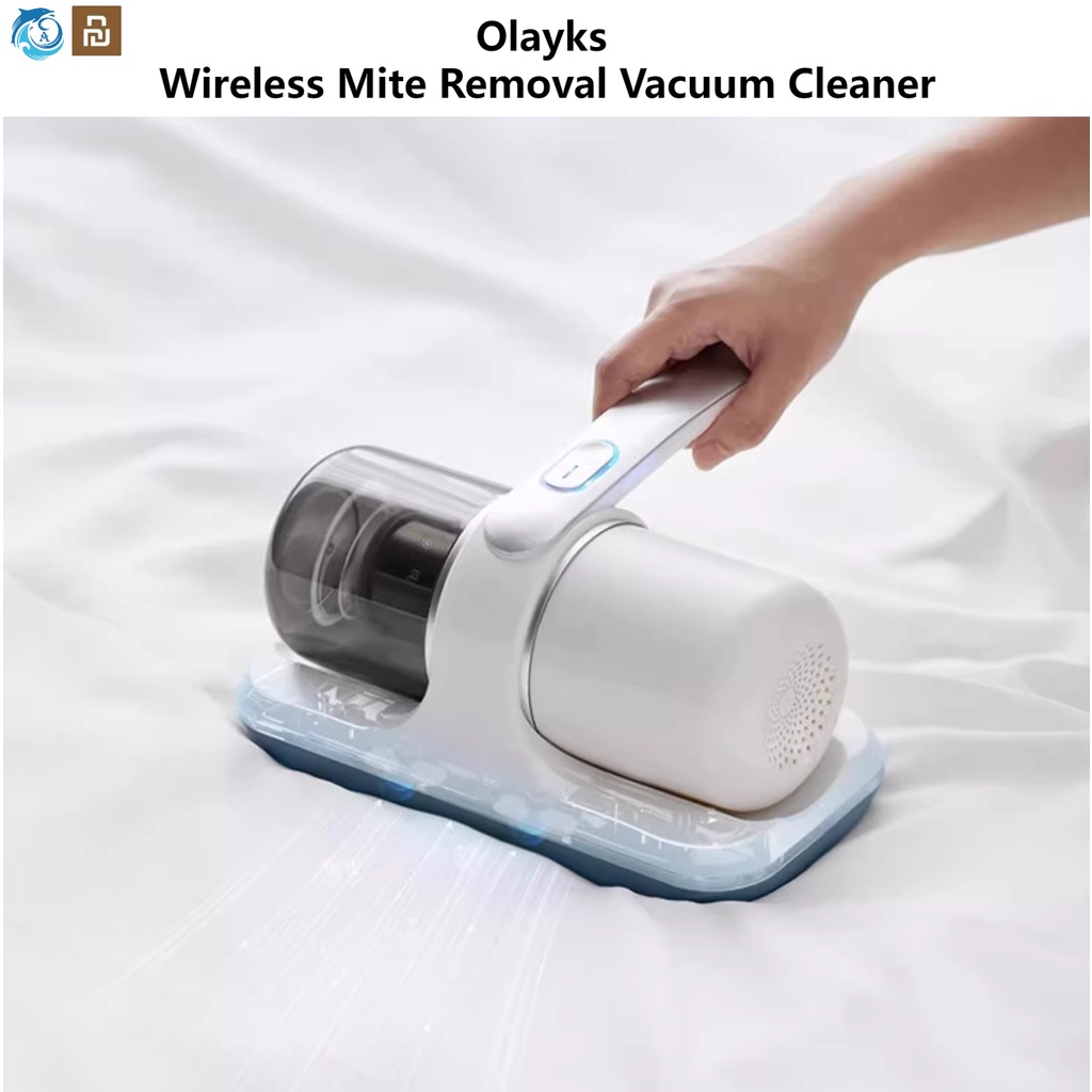 Xiaomi Youpin Olayks เครื่องกําจัดไรฝุ่นไร้สาย แบบพกพา เครื่องกําจัดไรฝุ่นไร้สาย USB เตียงขนาดเล็ก กําจัดไรฝุ่น เครื่องดูดฝุ่นในครัวเรือน มือถือ เตียง เก็บฝุ่น ของขวัญ