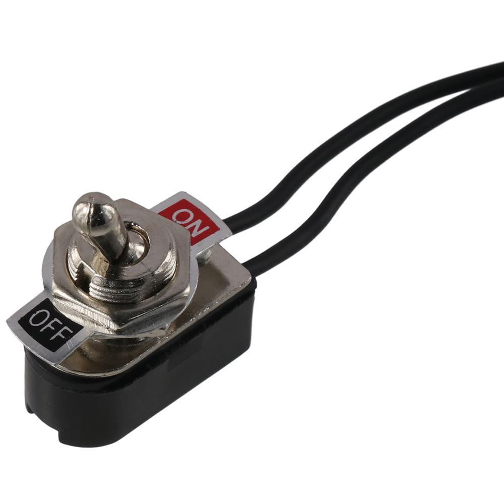 BAIHE Toggle Switch, 2 Pin Mini Toggle Rocker Switch, ติดตั้งง่าย Heavy Duty พร้อม 5 ตะกั่ว AC 6A/125V 3A/250V รถ ราคา ถูกที่สุด ดีลบีเคเค แกลเลอรีภาพที่ 8