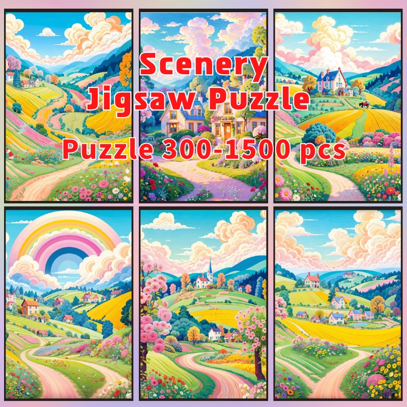 📣พร้อมส่ง📣【Scenery】jigsaw puzzle-จิ๊กซอว์-300-1000-ชิ้น- ชิ้นของเด็ก จิ๊กซอว์ไม้ 1000 ชิ้น จิ๊กซอว์ 1000 ชิ้นสำหรับผู้ใหญ่ จิ๊กซอ จิ๊กซอว์ 500 ชิ้น🧩12 จิ๊กซอว์ 1000 ชิ้น สำหรับ ผู้ใหญ่ ตัวต่อจิ๊กซอว์ จิ๊กซอว์ การ์ตูน