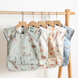 ผ้ากันเปื้อน หนัง PU นิ่มมาก กันน้ํา คุณภาพสูง สําหรับเด็กทา…