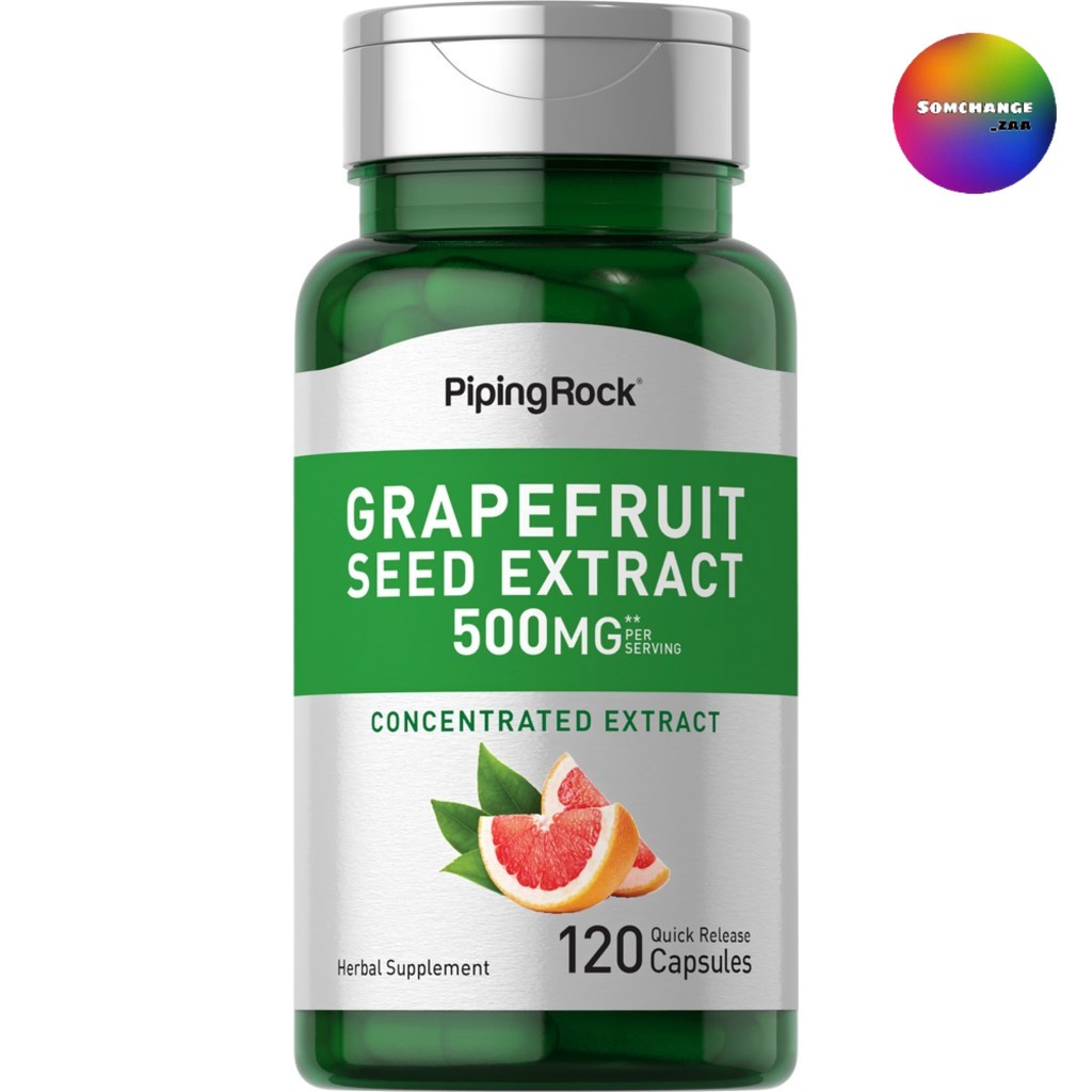 Grapefruit Seed Extract 500 mg. (120Capsules)🍊 เกรปฟรุต ผิวกระจ่างใส