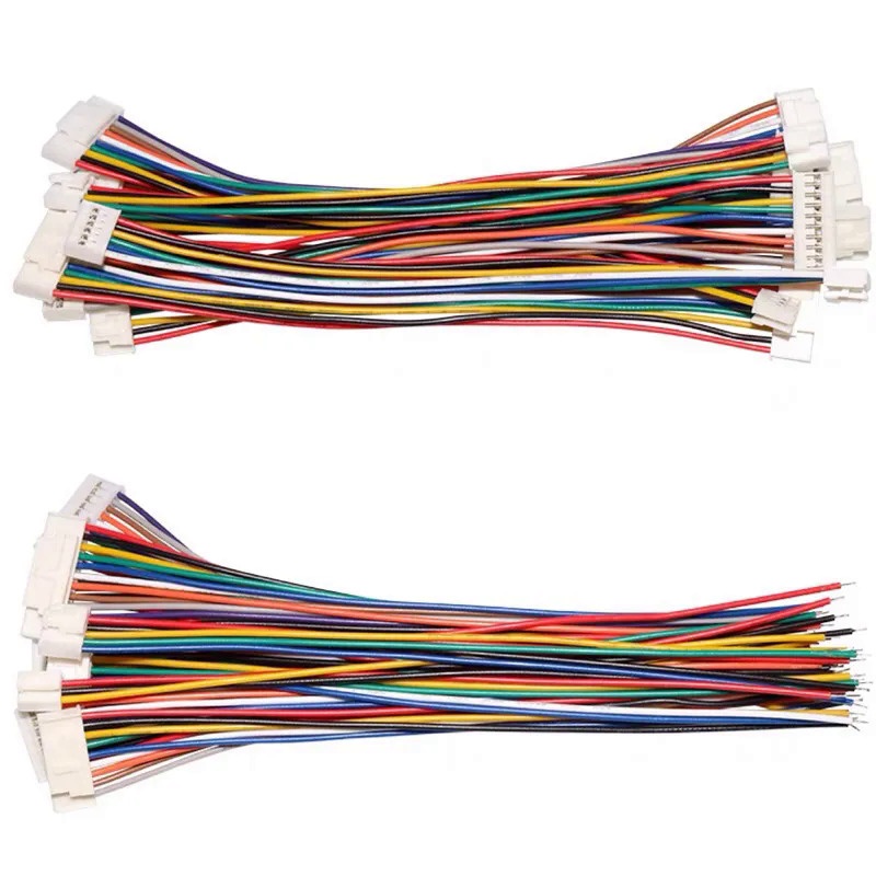 10 ชิ้น 26AWG HY 2.0 มม.Pitch 2/3/4/5/6/7/8/9/10 สายรัดขา 10/20/30 ซม.เดี่ยว/คู่หัวทิศทางเดียวกัน/ทิศทางย้อนกลับ