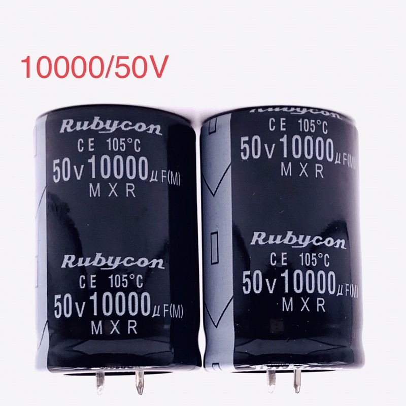 Capacitor 10000UF/50V 105องศา(Robycon) คาปาซิเตอร์