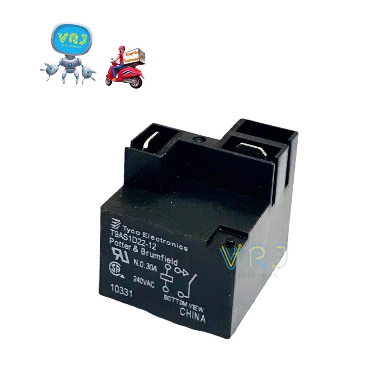 Relay T9AS1D22-12-(12VDC-30A) 2ขาบน 4ขาลงปริ๊น มีของพร้อมส่ง🚚🇹🇭
