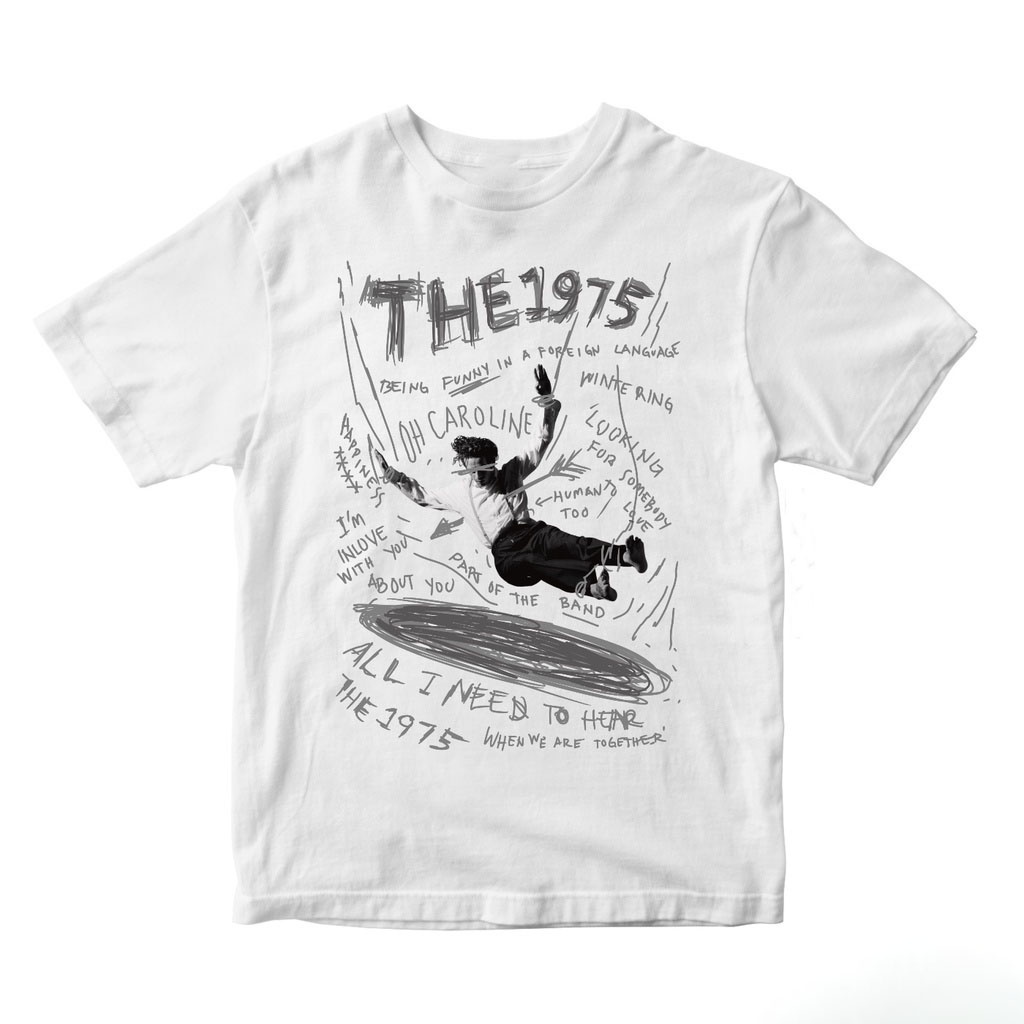 THE 1975 SHIRT - BEING FUNNY IN A FOREIGN LANGUAGE ALBUM MEN SHIRT OVERSIZED COTTON