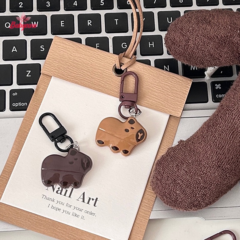 Byce> พวงกุญแจ จี้การ์ตูน Capybara น่ารัก สําหรับห้อยกระเป๋า