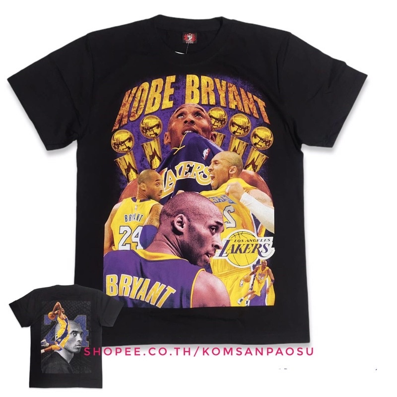 HOT เสื้อยืด Kobe bryant เสื้อ Kobe bryant บาสเกตบอล t-shirt เสื้อไซส์ยุโรป