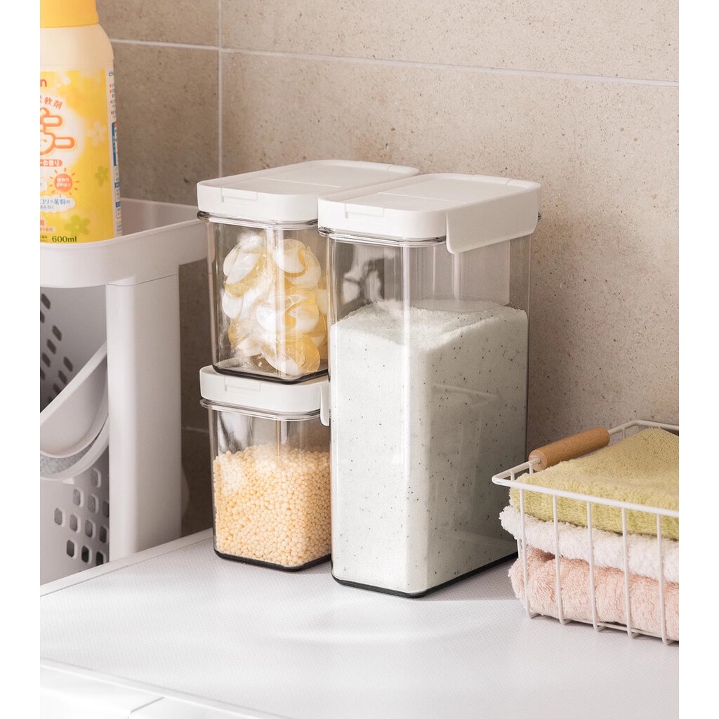 Omocha | Storage jar กล่องใส่ผงซักฟอก กล่องแฟ้บ