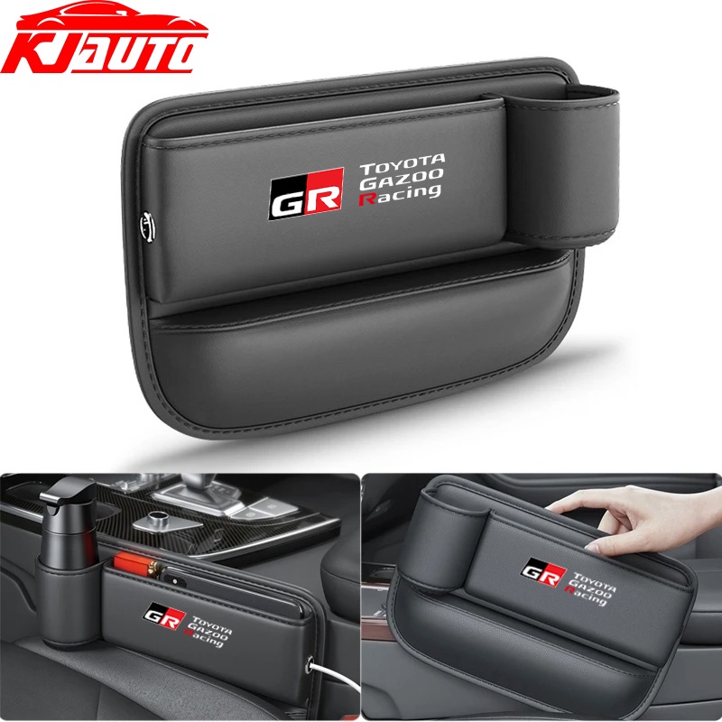 กล่องเก็บแก้วน้ํา อุปกรณ์เสริม สําหรับรถยนต์ Toyota GR Vios Raize Wigo Rush Wish Corolla Cross Veloz Yaris Ativ Revo Innova Avanza Altis Fortuner Hilux Etios TRD