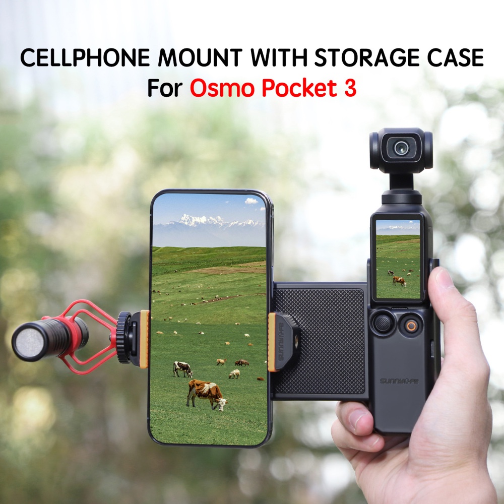 สําหรับ DJI Osmo Pocket 4/3, Expander Phone Holder Adapter, เคสป้องกัน, กล่องเก็บของ, Cold Boot, อุปกรณ์เสริม Osmo Pocket 3