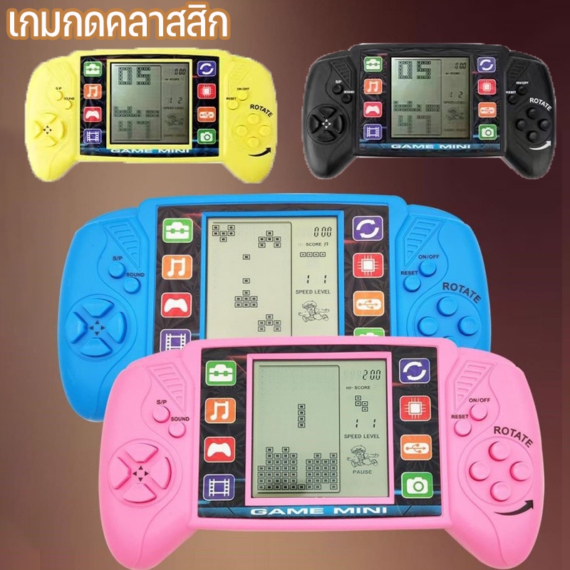 🔥พร้อมส่ง🔥ใหม่ร้อนขายคอนโซลเกมมือถือ 3.5 นิ้วหน้าจอขนาดใหญ่ Tetris เกมคอนโซลของเล่น