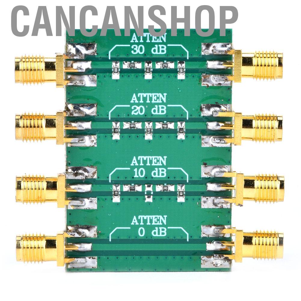 Cancanshop 23dBm DC-4.0GHz RF ลดทอนคงที่ SMA หญิงคู่หัว 0dB 10dB 20dB 30dB SH