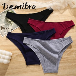 Pure Cotton Panties for women Seamless and Traceless Lingerie Sexy Low-Waist Solid color Underwear