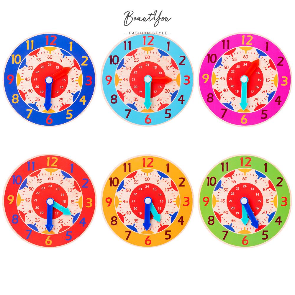 นาฬิกาไม้ Montessori ของเล่นสําหรับเด็ก [BeautYou.th]