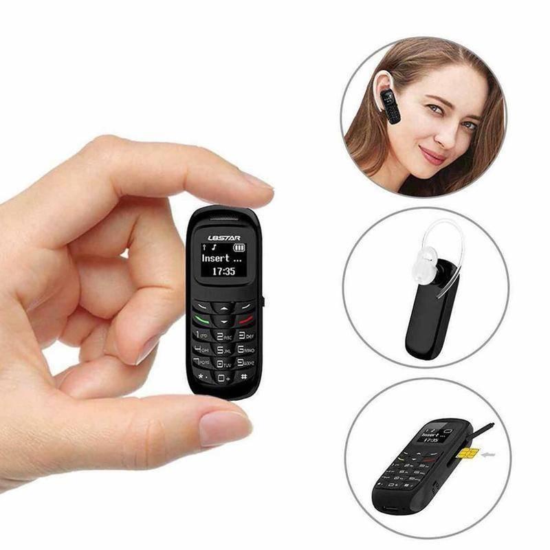 L8star Mini GSM โทรศัพท ์ มือถือบลูทูธ Dialer Earhook ชุดหูฟัง BM70 โทรศัพท ์ มือถือ