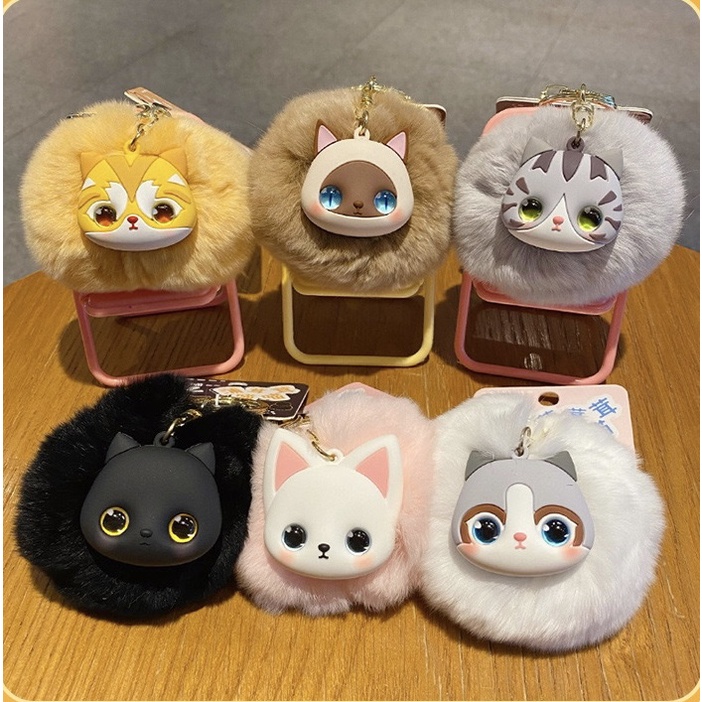 OKK Life Stop(Y0123)*พร้อมส่งในไทย*พวงกุญแจตุ๊กตาการ์ตูนแมวน่ารัก สําหรับห้อยกระเป๋าเป้สะพายหลัง(Y0123) - รูปที่ 4