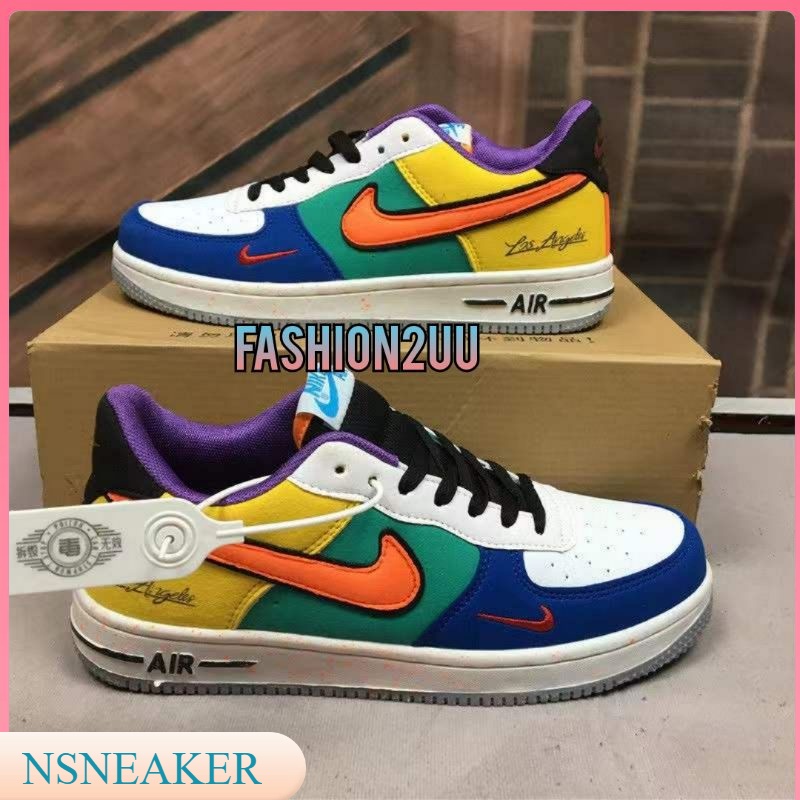 Ready Stock Nike Air Force 1 Low What The LA Cover Sneakers Men Women Flat
