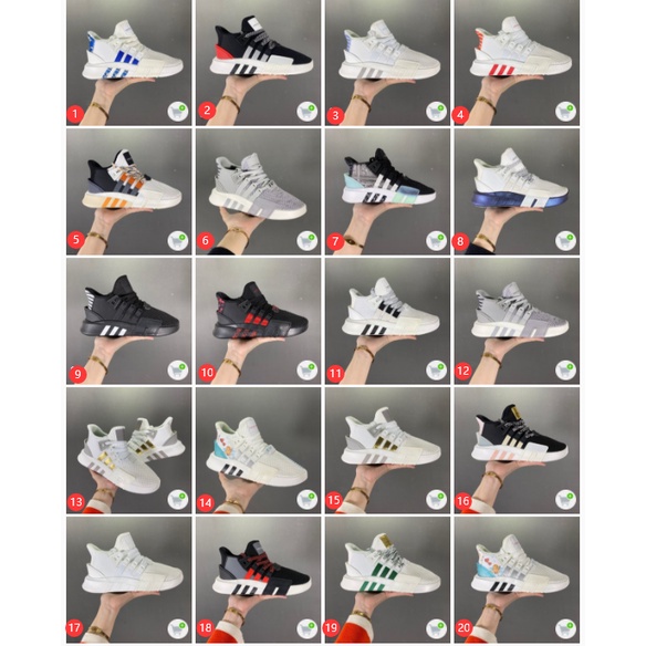 20 warna adidas EQT bola keranjang ADV Kobe siri kasut bola keranjang jalan dalam memori Kobe