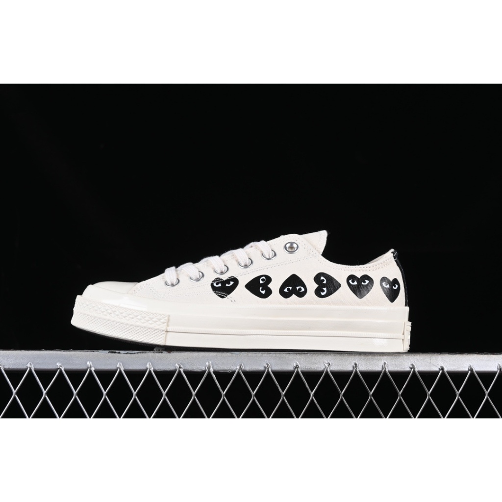 Original Converse Chuck Taylor All Star 70 Low Ox Comme Des Garcons CDG PLAY Multi-Heart A08150C