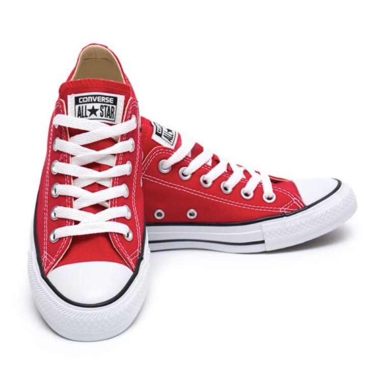 Converse All Star Ox Red ผ้าใบลิขสิทธิ์แท้ 100 %  รองเท้า sports