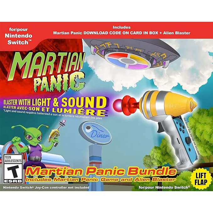 แผ่นเกม Nintendo Switch 🎮 Martian Panic Bundle | ชุด Box มือ1 🆕 | Zone1 US (ภาษา Eng) | Stock พร้อมส่ง 🚚