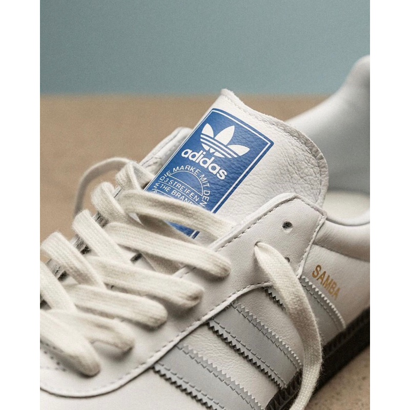 Adidas SAMBA และ HALO BLUE GUM ลำลอง รองเท้า free shipping