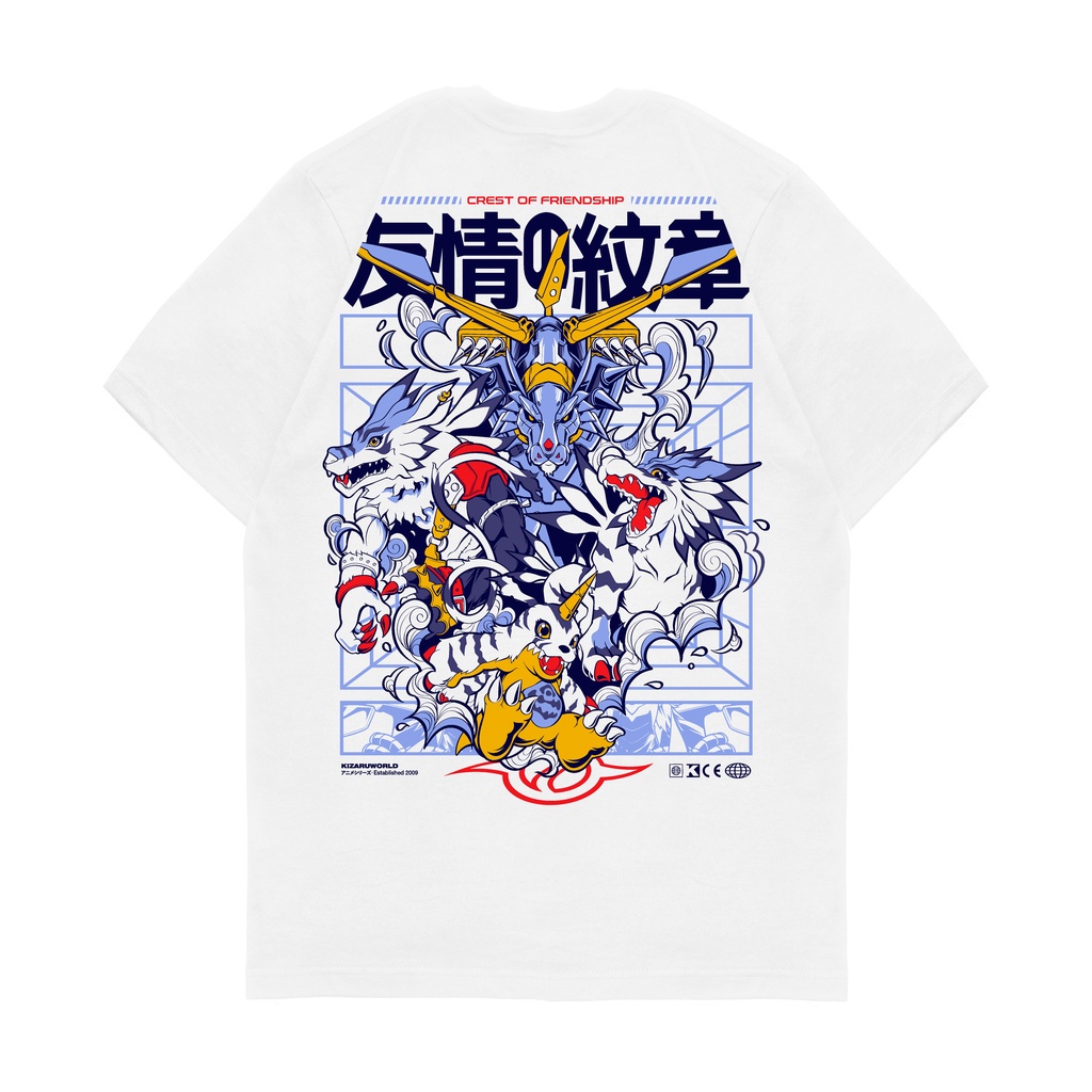 มีหลายสี Kizaru Anime Digimon GABUMON T-Shirt_09