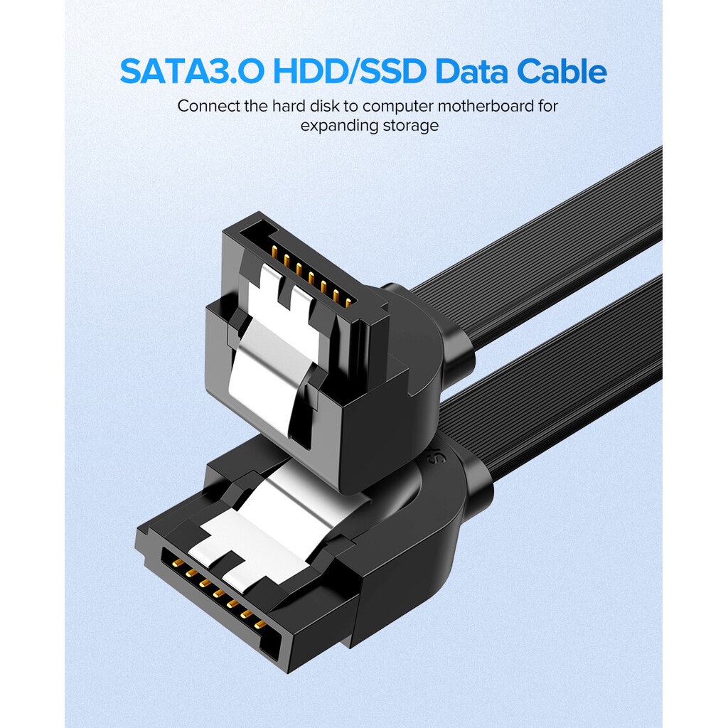 🛵มีส่งด่วน💨 NAVA IT สาย SATA3 40CM คละสี สายงอ V.2023 รองรับ SATA3 ประกัน 1ปี