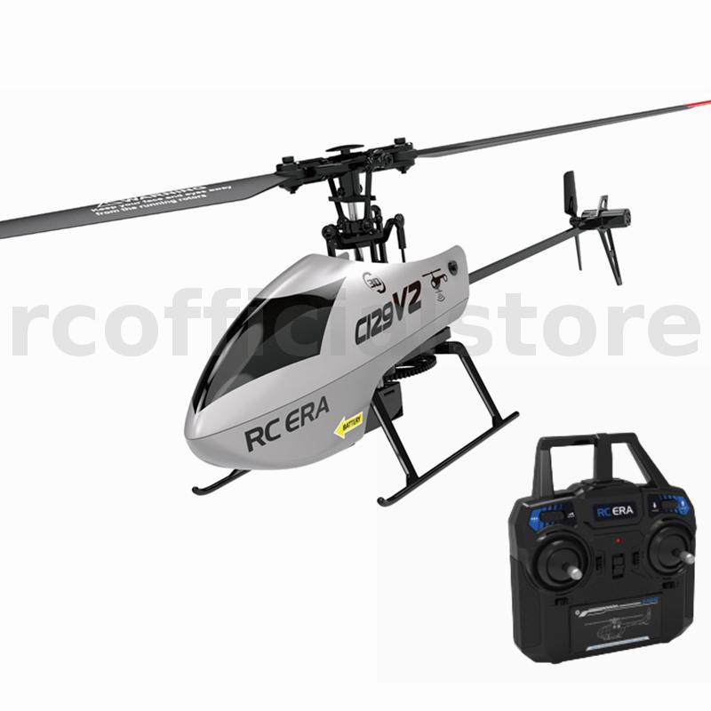 เฮลิคอปเตอร์บังคับวิทยุ ERA C129 V2 2.4G 4CH 6-Axis Gyro 3D Aerobatic Flight Altitude Hold Flybarless RTF