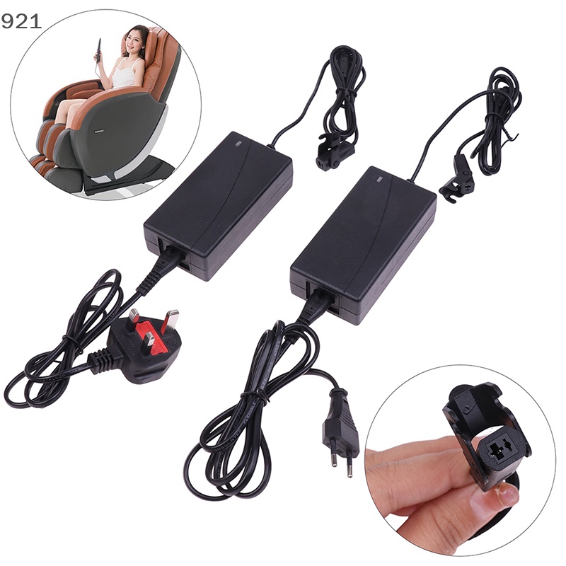 Nuannuaaa หม้อแปลงอะแดปเตอร์พาวเวอร์ซัพพลาย 29V 2A AC DC 2PIN สําหรับโซฟาไฟฟ้า