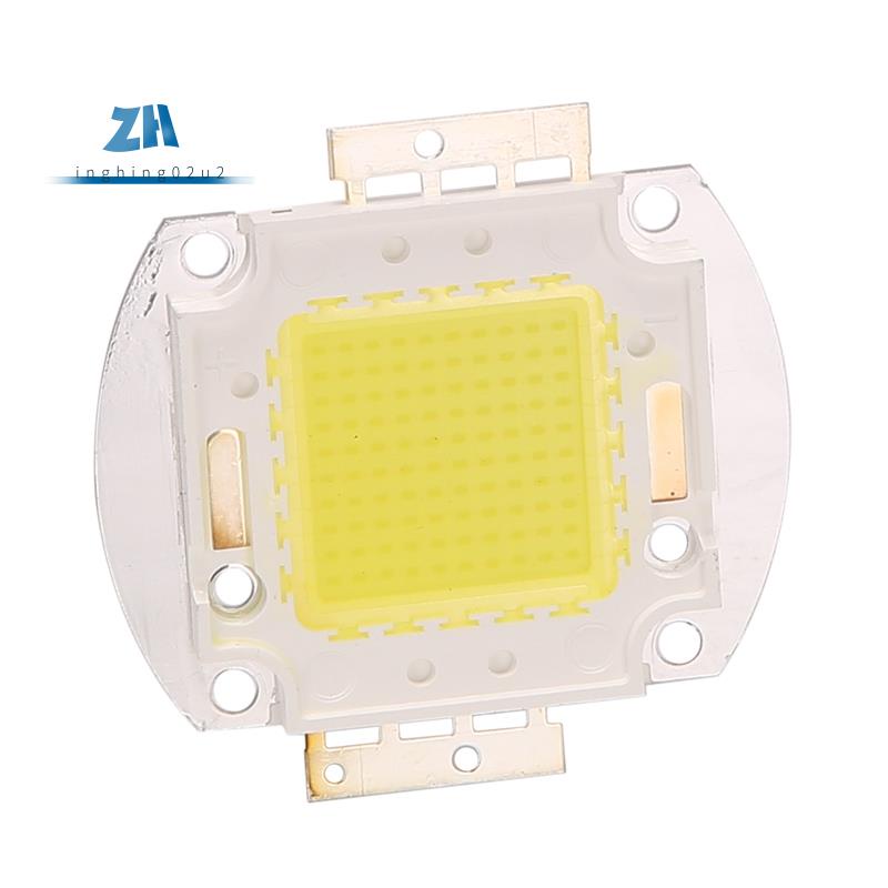 ชิปหลอดไฟสปอตไลท์ LED 100W 7500LM สีขาว พลังงานสูง DIY