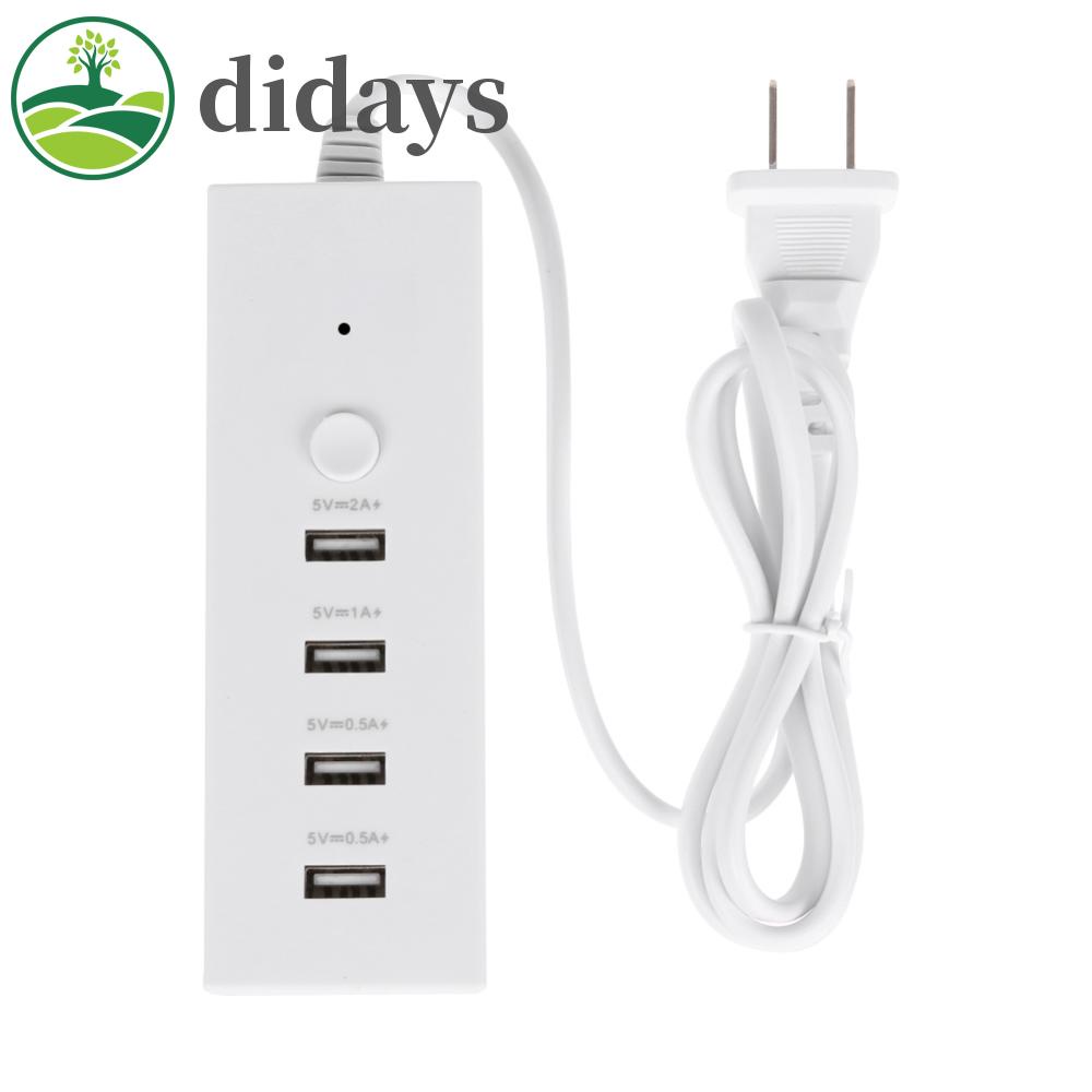 5v 2A แบบพกพา ปลั๊ก US บ้าน เดินทาง ชาร์จเร็ว 4 พอร์ต USB ฮับชาร์จ