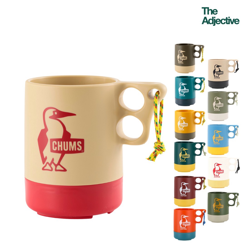 CHUMS Camper Mug Cup Large 550 ml. /แก้วน้ำชัมส์ แคมป์ปิ้ง CHUMS แก้วสนามเหมาะไปตั้งแคมป์ ที่ขาดไม่ไ