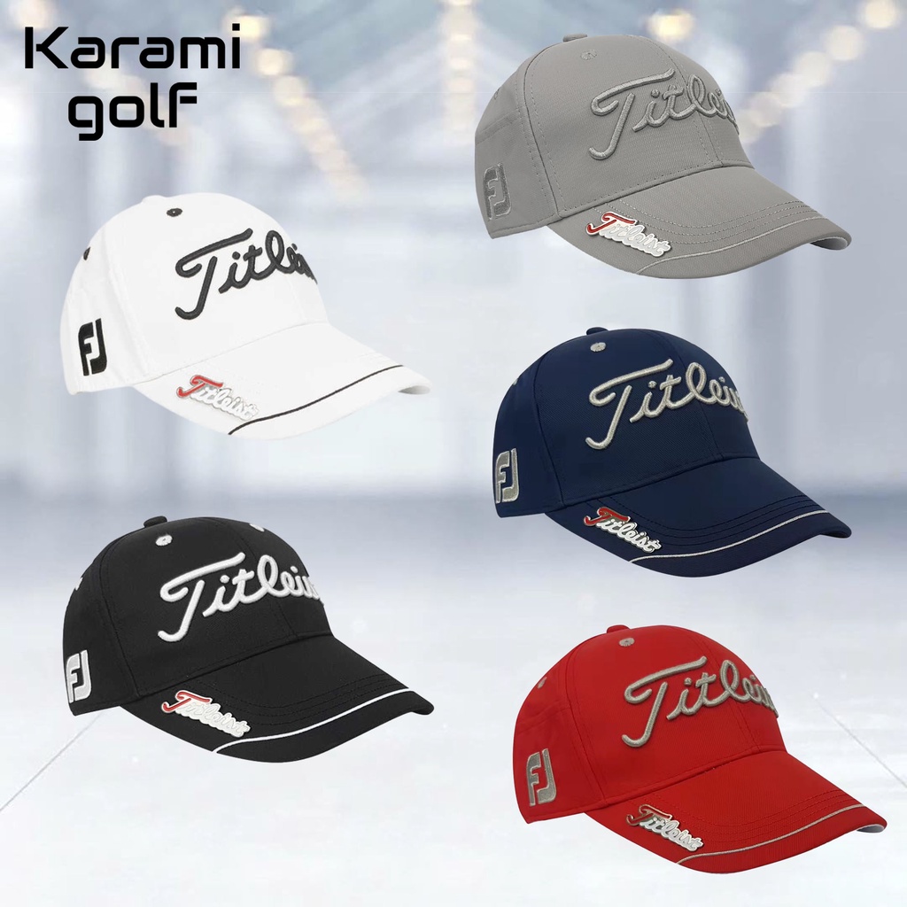 Karami golf cap หมวกระบายอากาศ แห้งเร็ว หมวกกอล์ฟ มีหลายสี ให้เลือก แห้งเร็ว กันแดด ใส่แล้ว รหัสสินค้า：MTI005
