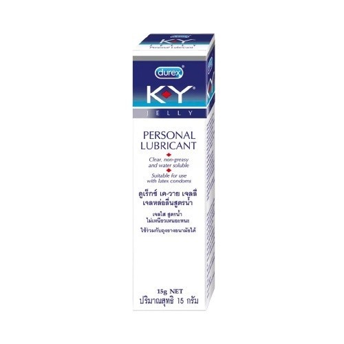Durex KY GEL Personal Lubricant ดูเร็กซ์ เค-วาย เจลหลื่อลื่น สูตรน้ำ 15 , 50 กรัม [ KY GEL ]