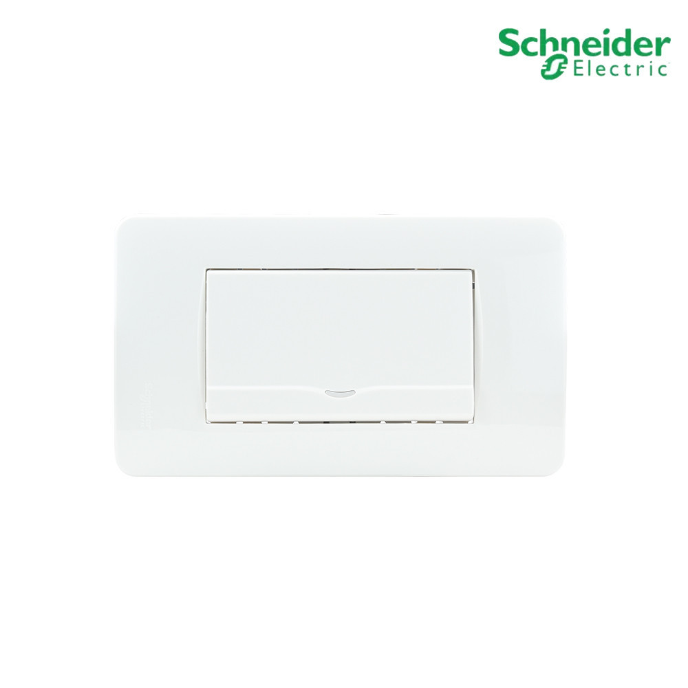 Schneider ชุดสวิตช์ทางเดียว 1 ตัวพร้อมฝาครอบ สีขาว รุ่น Concept Easy Clip สั่งซื้อได้ที่ร้าน PlugOn