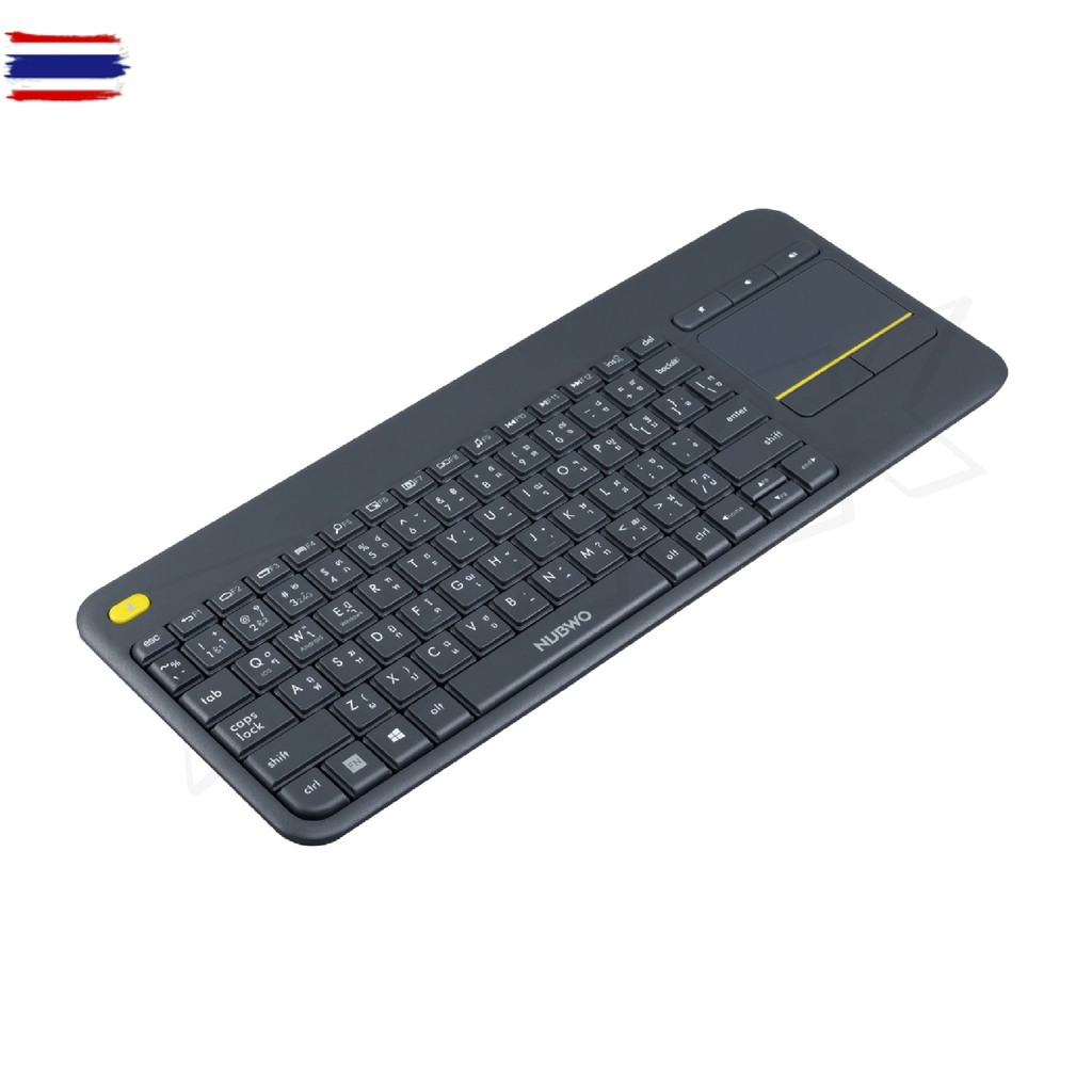 NUBWO NKB-107 แป้นพิมพ์ Wireless+Bluetooth มีทัชแพด แ Slim