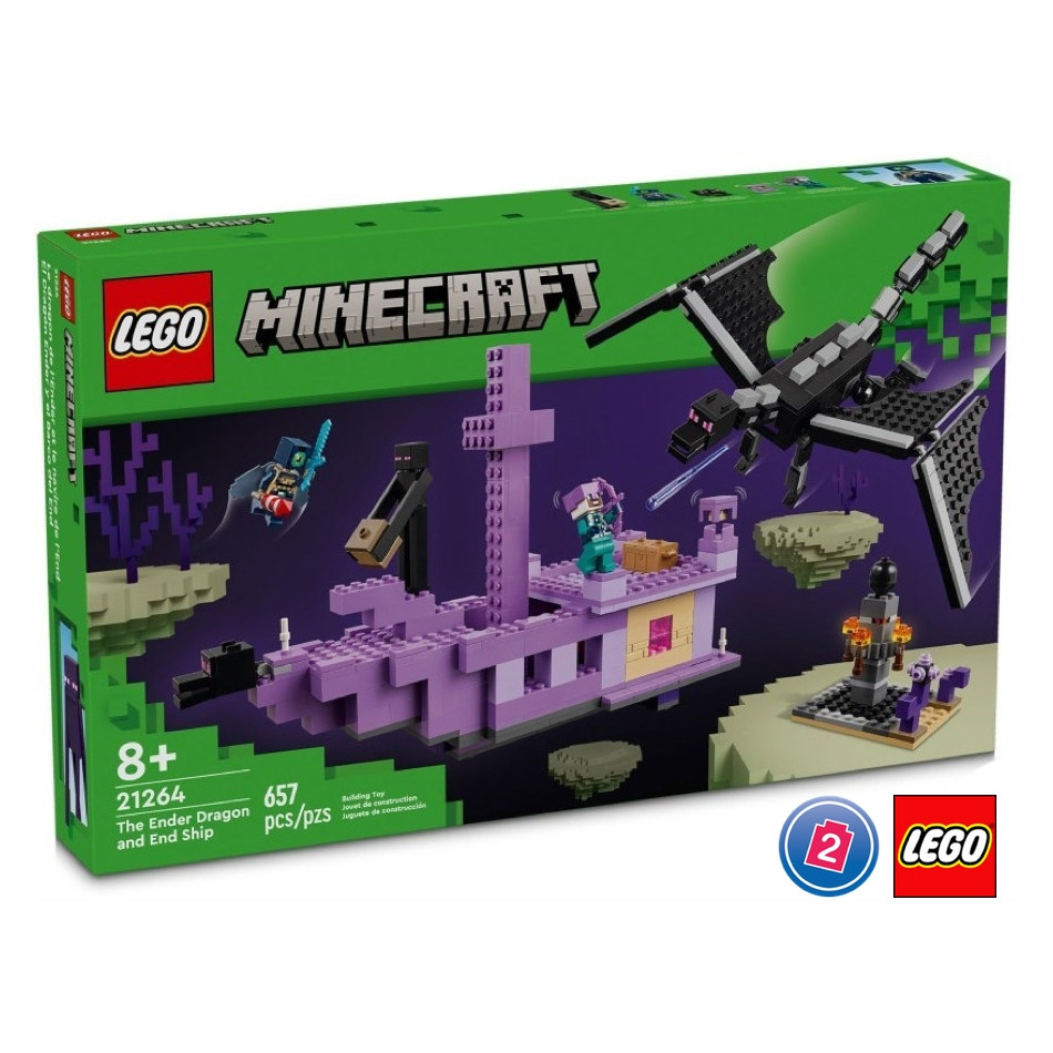 เลโก้ LEGO Minecraft 21264 The Ender Dragon and End Ship
