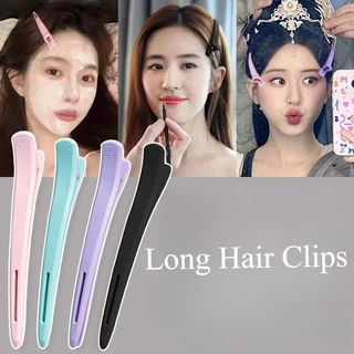 (1-5 ชิ้น) กิ๊บปากเป็ด สีพาสเทล แบบติดแน่นสําหรับล้างหน้า แต่งหน้า ทำผม ที่ไร้รอยต่อ